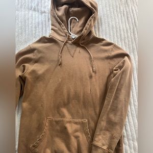 Brown Distressed Pacsun Hoodie